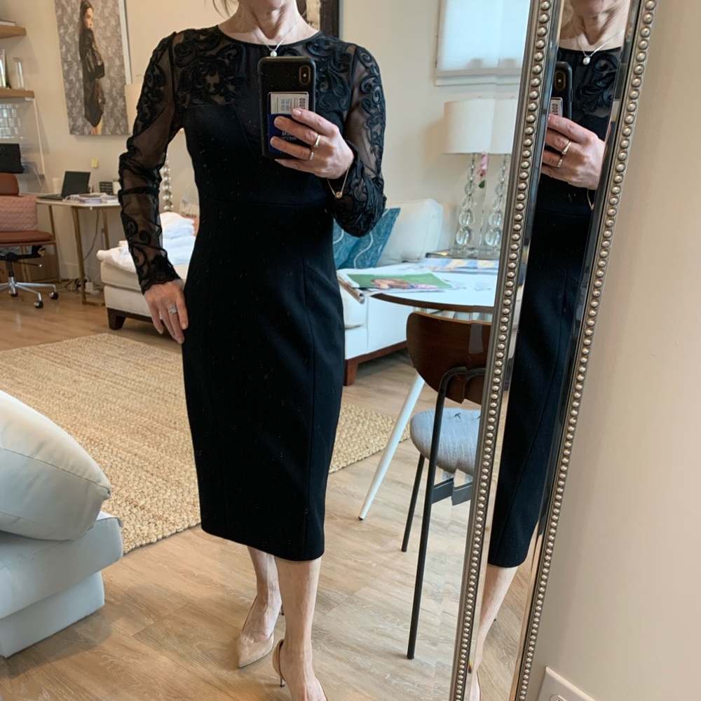 Karen millen black cocktail dress